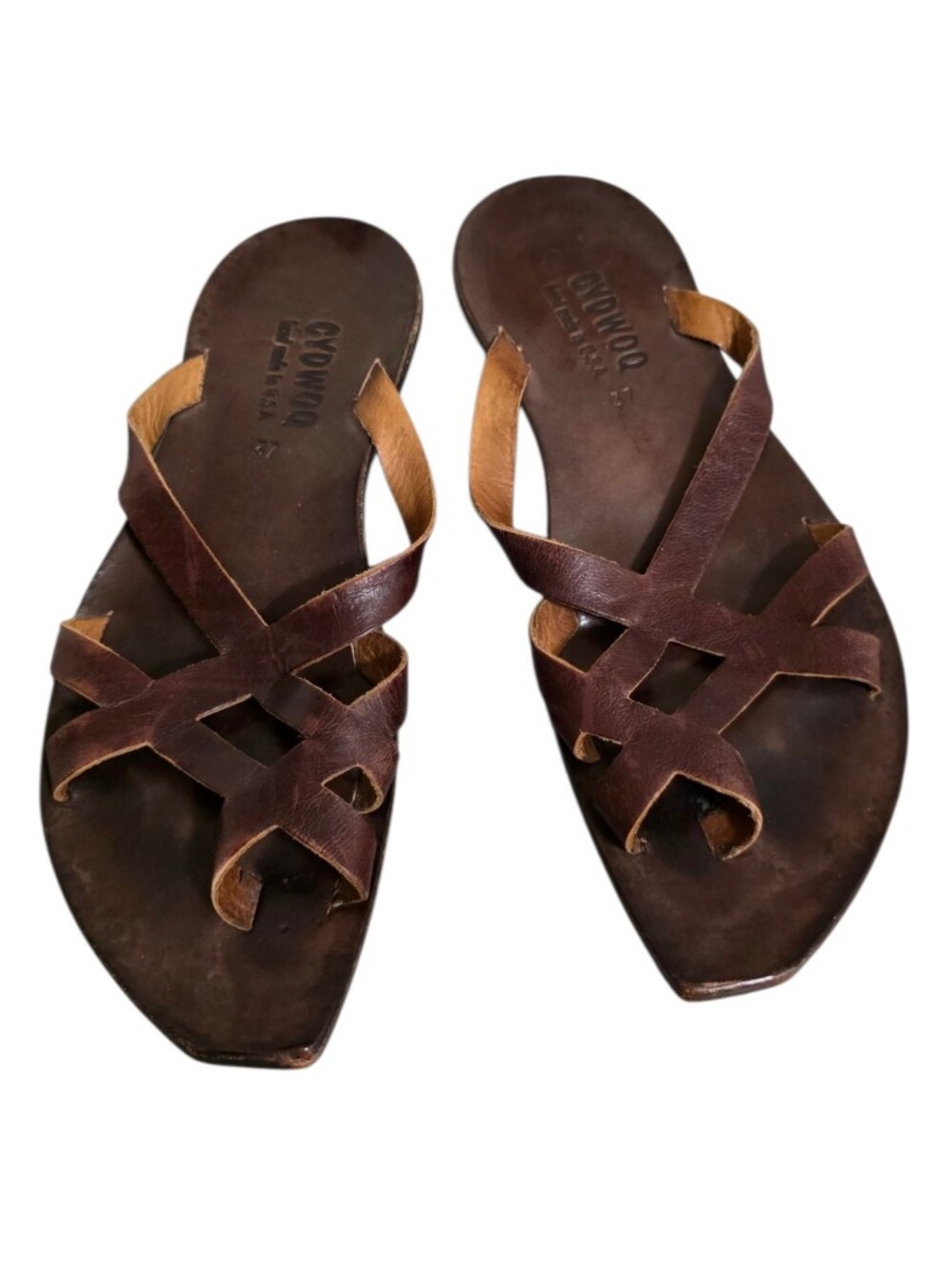 Cydwoq Expose Sandal in Brown Size 7